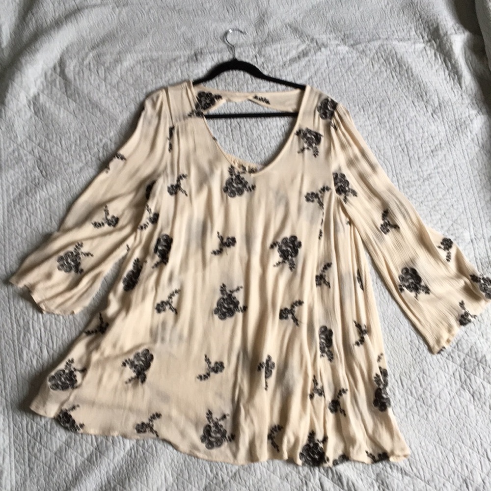 Flowy floral dress